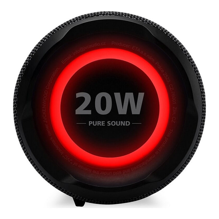 JVC XS-E325B - „Bluetooth“ garsiakalbis, juodas – 4