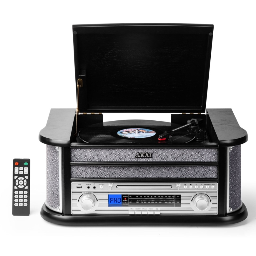 AKAI ATT-350CC - a turntable with a CD and cassette player – 3