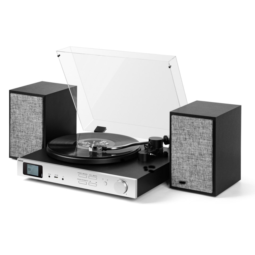 AKAI ATT-500SP - stereo turntable with external speakers – 2