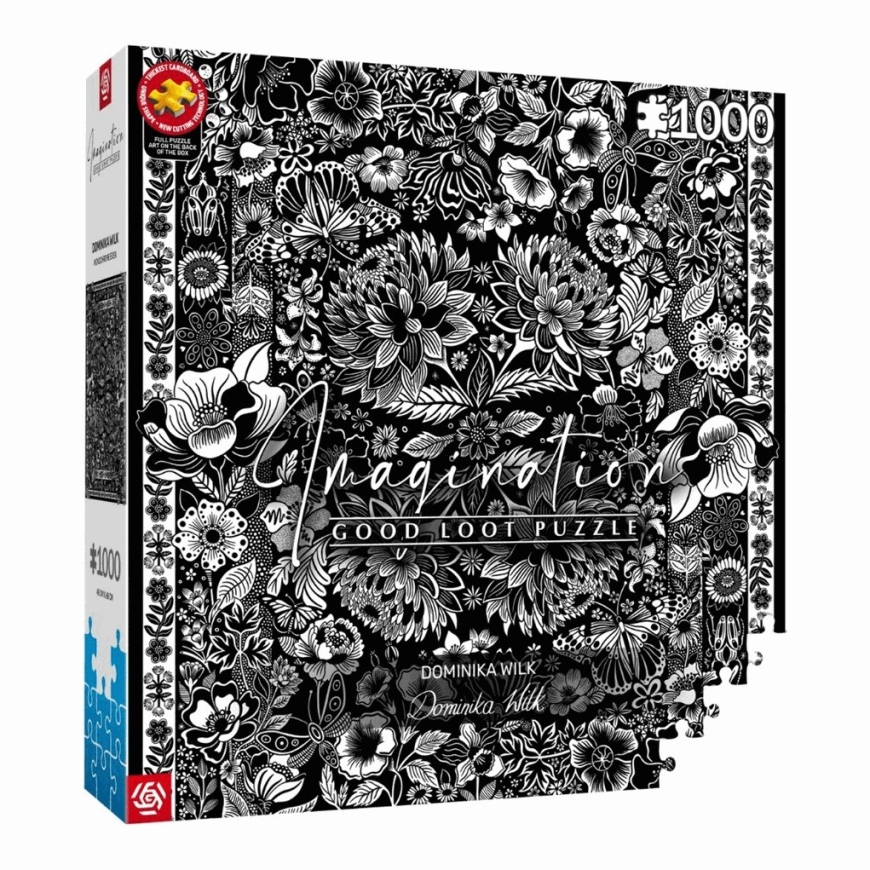 Puzzle Good Loot Imagination - Dominika Wilk: Monochrome Eden 1000 pieces
