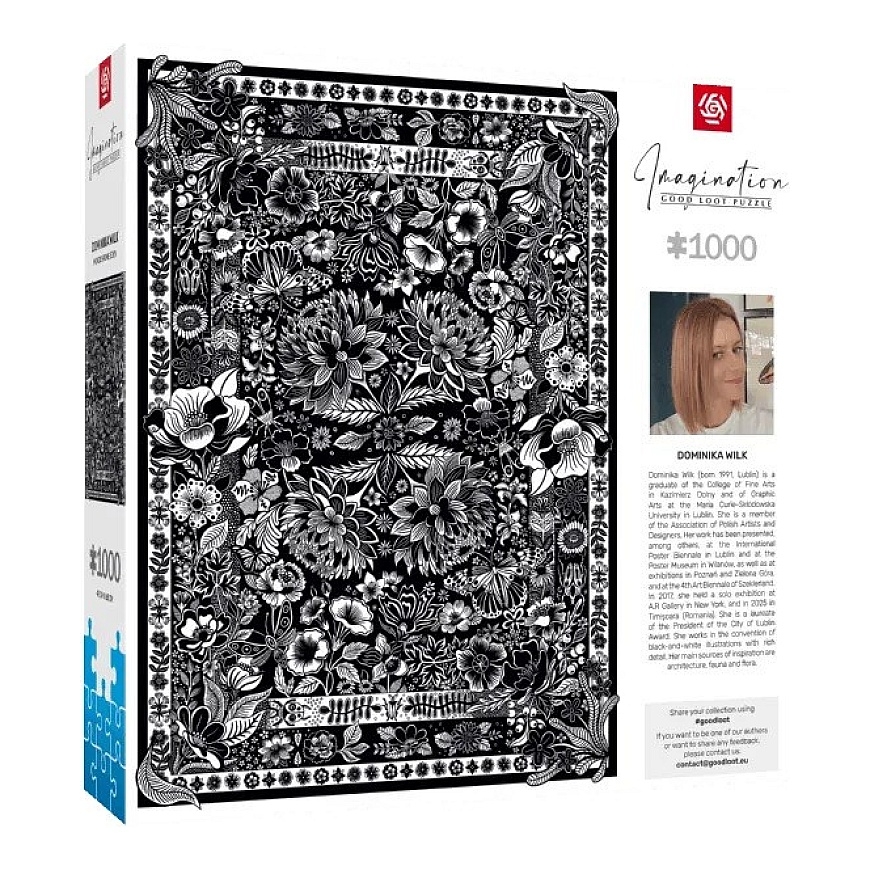 Puzzle Good Loot Imagination - Dominika Wilk: Monochrome Eden 1000 pieces – 3