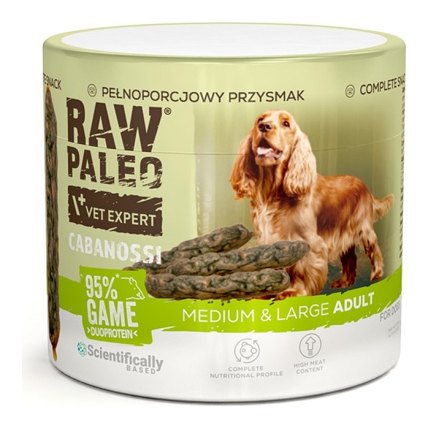 VETEXPERT Raw Paleo Cabanossi spēļu medījums