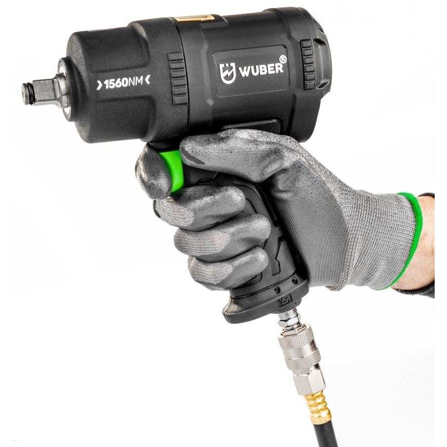 Pneimatiskā trieciena uzgriežņu atslēga 1560 Nm W33220 WUBER – 4