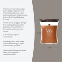 Scented Candle, Medium WOODWICK Saffron Smoke, 1 piece Scented Candle, Medium WOODWICK Saffron Smoke, 1 piece