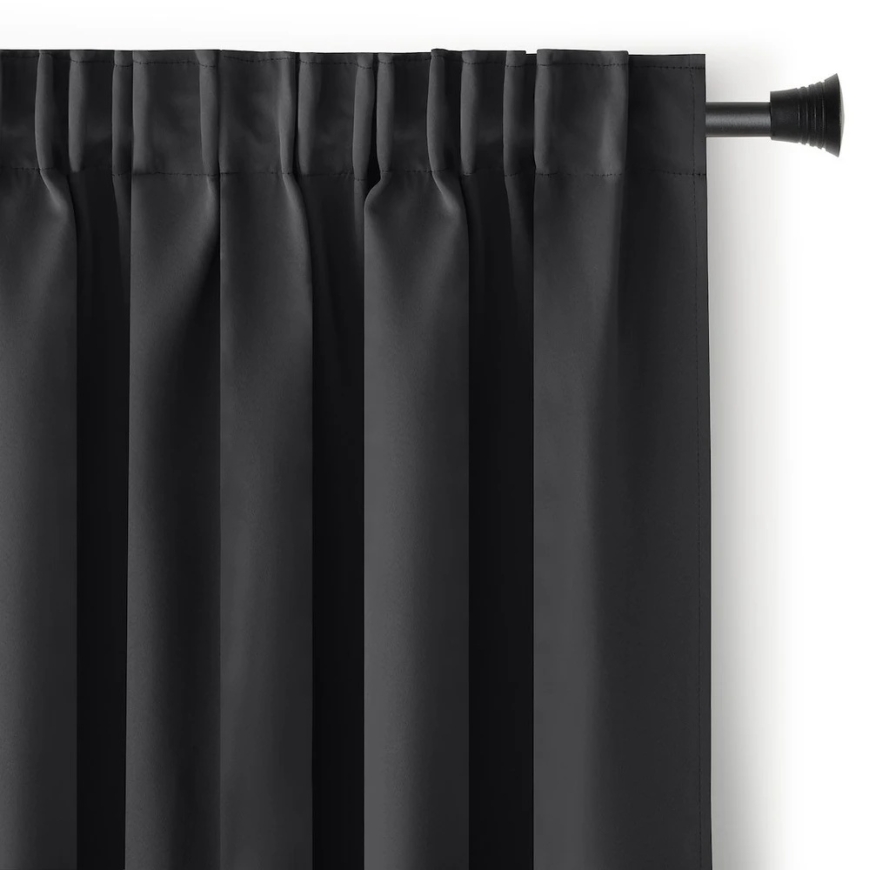 Blackout curtain with pleats AmeliaHome 140 × 280 cm – 3