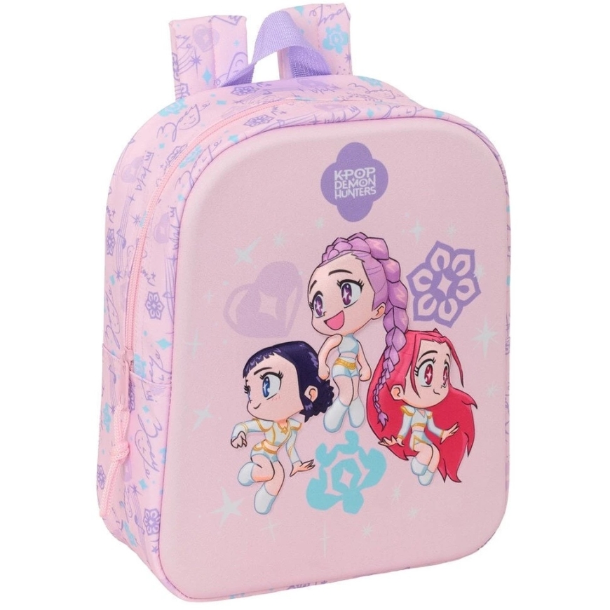 Safta Kpop Demon Hunters Chibi 3D Backpack 27cm
