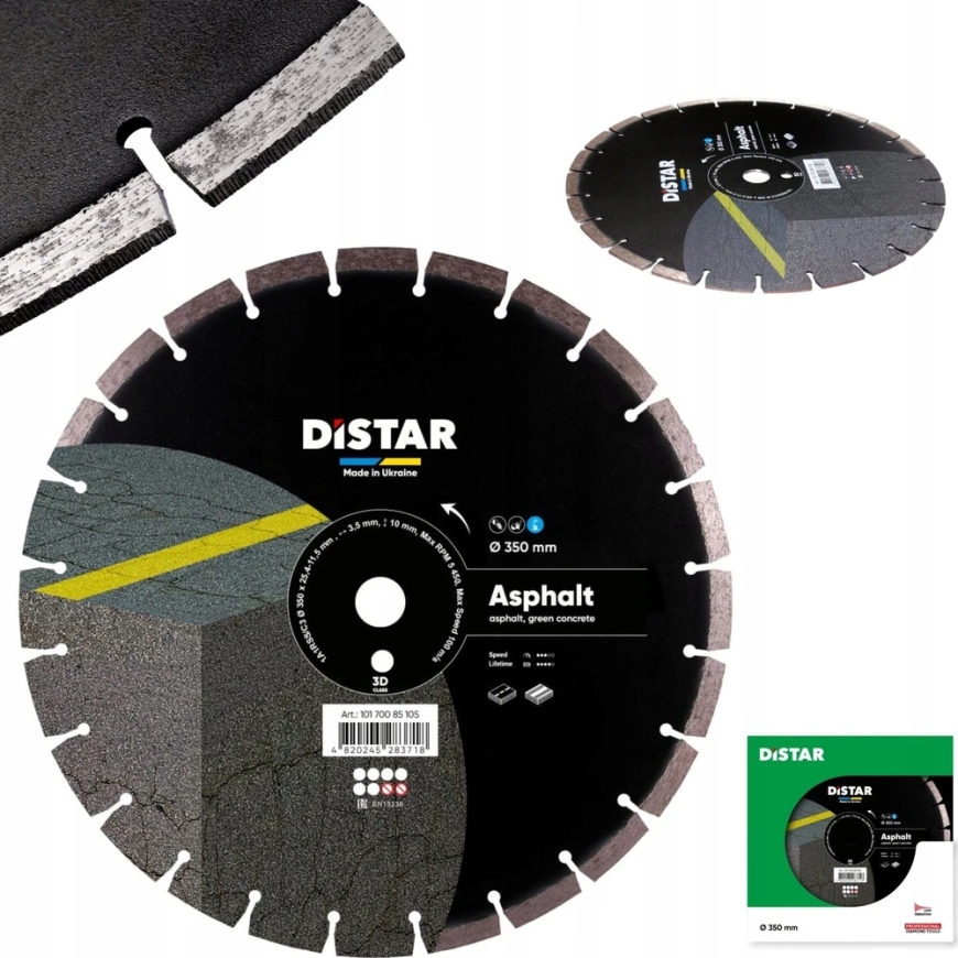 350 mm Distar ASPHALT cutting disc for asphalt and fresh concrete – 5