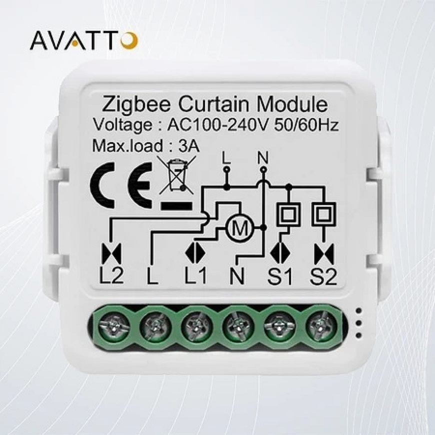 Zigbee Roller Shades Controller AVATTO N-ZCSM01-1-1-ALI – 2