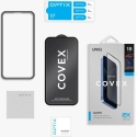 Grūdīts stikls UNIQ Optix Covex Matte DX2, paredzēts iPhone 18 Pro