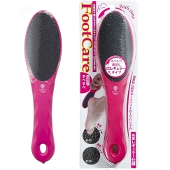 Waterproof Dual-Sided Foot File "Green Bell", L Pink PSG-025