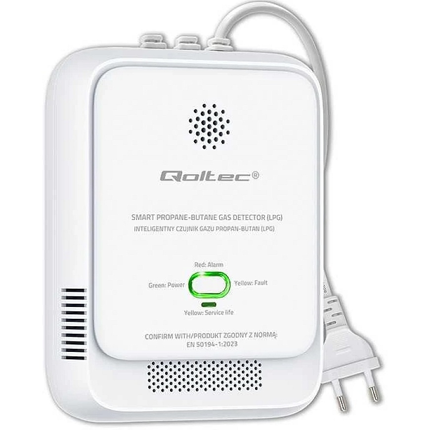 Qoltec propano-butāna gāzes noplūdes sensors LPG
