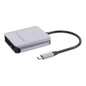 Conceptronic BIAN09G kortinlukija USB 3.2 Gen 2 Type-C Harmaa Conceptronic BIAN09G kortinlukija USB 3.2 Gen 2 Type-C Harmaa