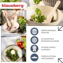 Marmorne vokkeptuv 28 cm, kreemjas värv, kaanega, Klausberg KB-7991 Marmorne vokkeptuv 28 cm, kreemjas värv, kaanega, Klausberg KB-7991