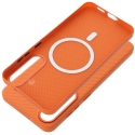 OEM dėklas Samsung S26 FE K-Look, suderinamas su MagSafe, oranžinė spalva. OEM dėklas Samsung S26 FE K-Look, suderinamas su MagSafe, oranžinė spalva.