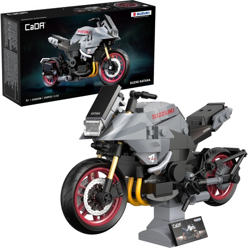 SUZUKI KATANA MOOTTORPYÖRÄ 1:12 310 ELEMENTTIÄ