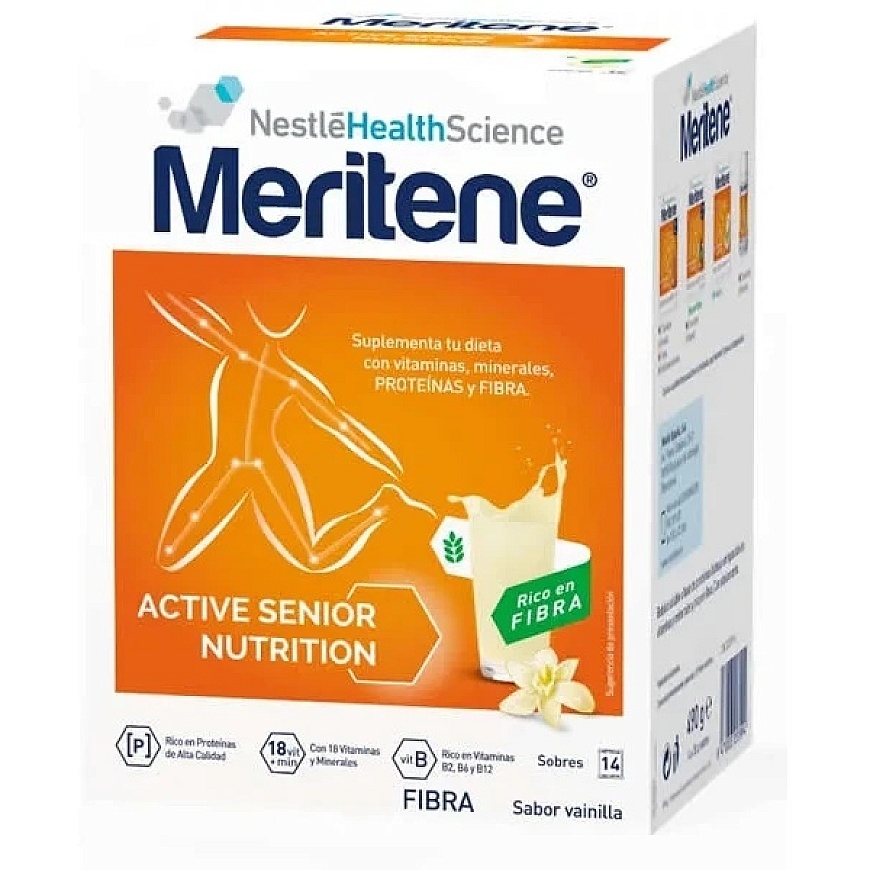 Meritene Active Senior Nutrition kokteiļi vaniļas