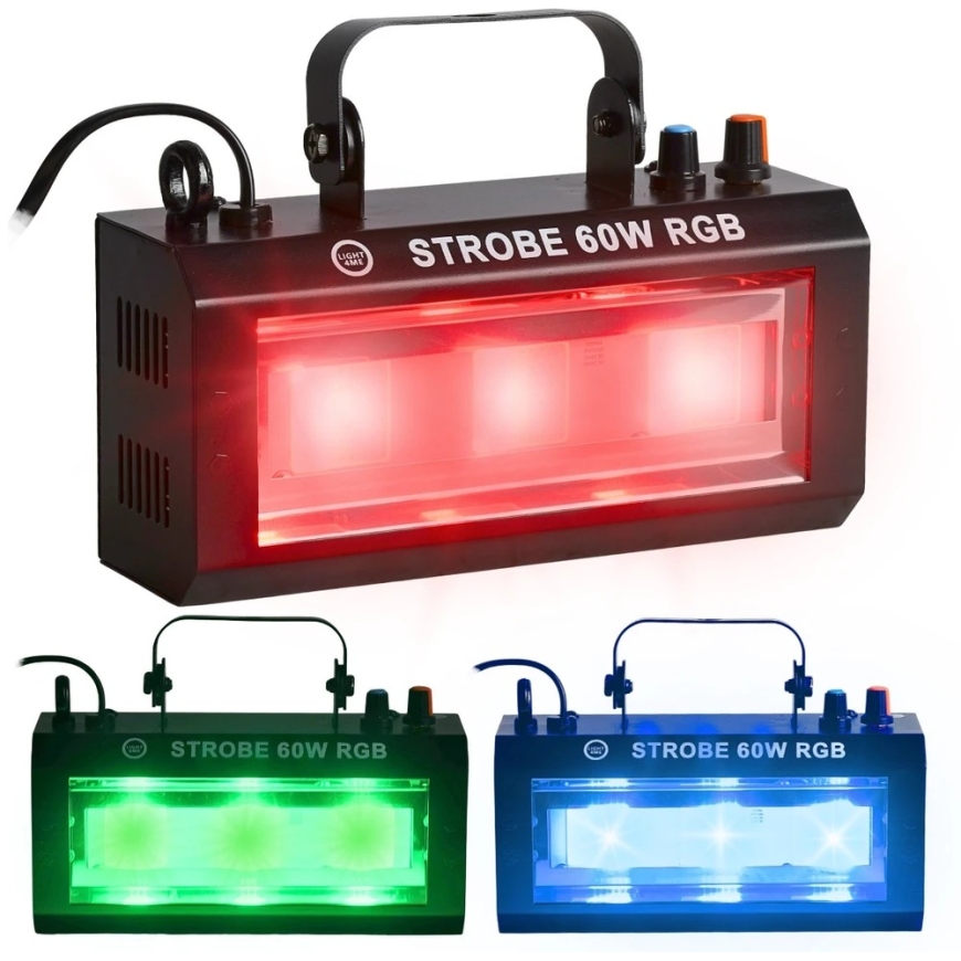 LIGHT4ME STROBE 60W RGB stroboskopinis apšvietimas – 2