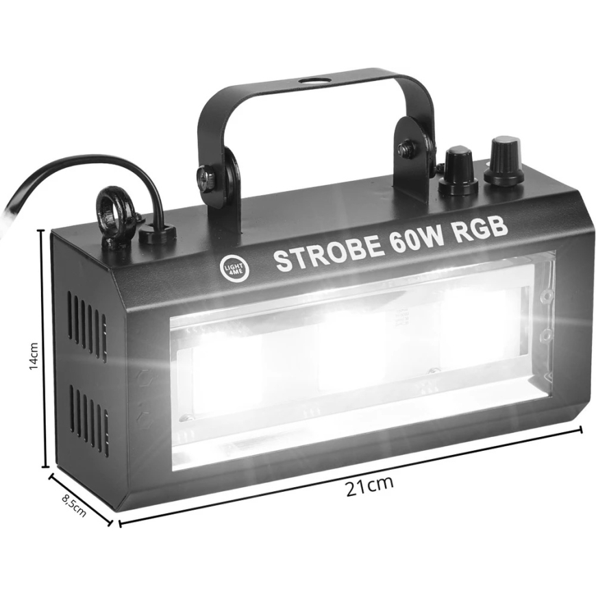 LIGHT4ME STROBE 60W RGB stroboskopinis apšvietimas – 3