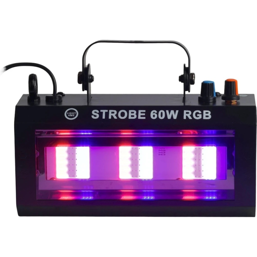 LIGHT4ME STROBE 60W RGB - stroboskooppivalon efekti. – 5