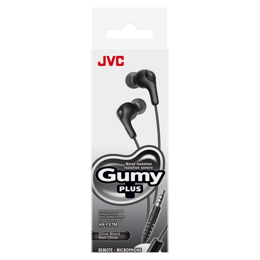 JVC HA-FX7M Austiņas Vadu Ausīs Zvani / mūzika Melns – 2