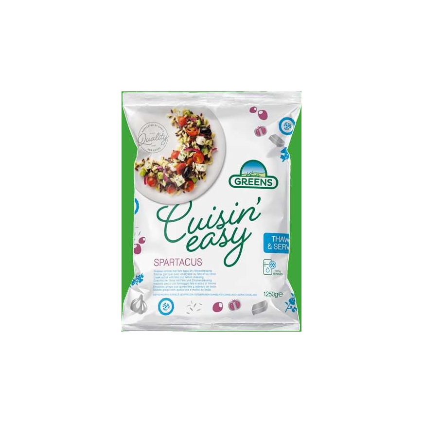 Frozen vegetable mix GREENS Spartacus, 1.25 kg