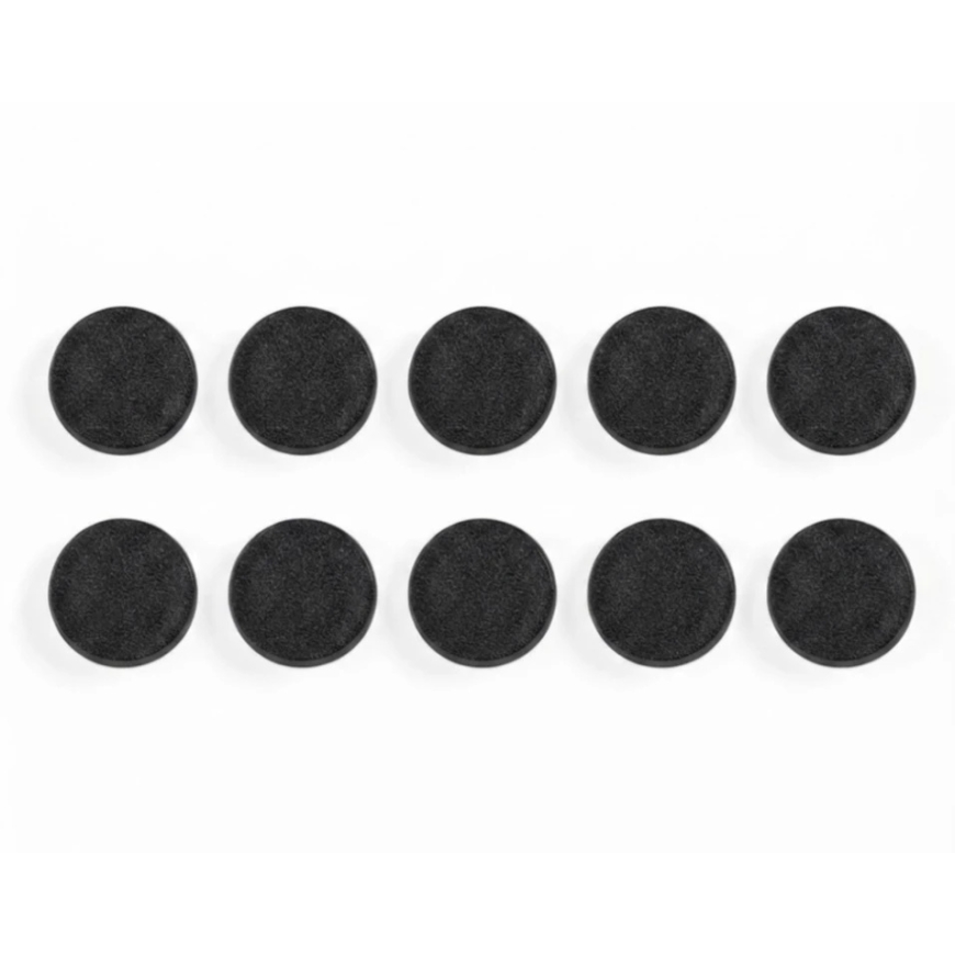 BI-OFFICE Whiteboard Magnets 30 mm, 10 pcs, Extra Strong, Black – 2