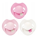 LOVI Silicone Dynamic Pacifiers Prime, Peony Pink, 18 months+, 3 pcs, 34/456