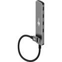 Goobay Slim USB HUB 4 liitännällä, USB-C™ – USB-C™, 5 Gbps Goobay Slim USB HUB 4 liitännällä, USB-C™ – USB-C™, 5 Gbps