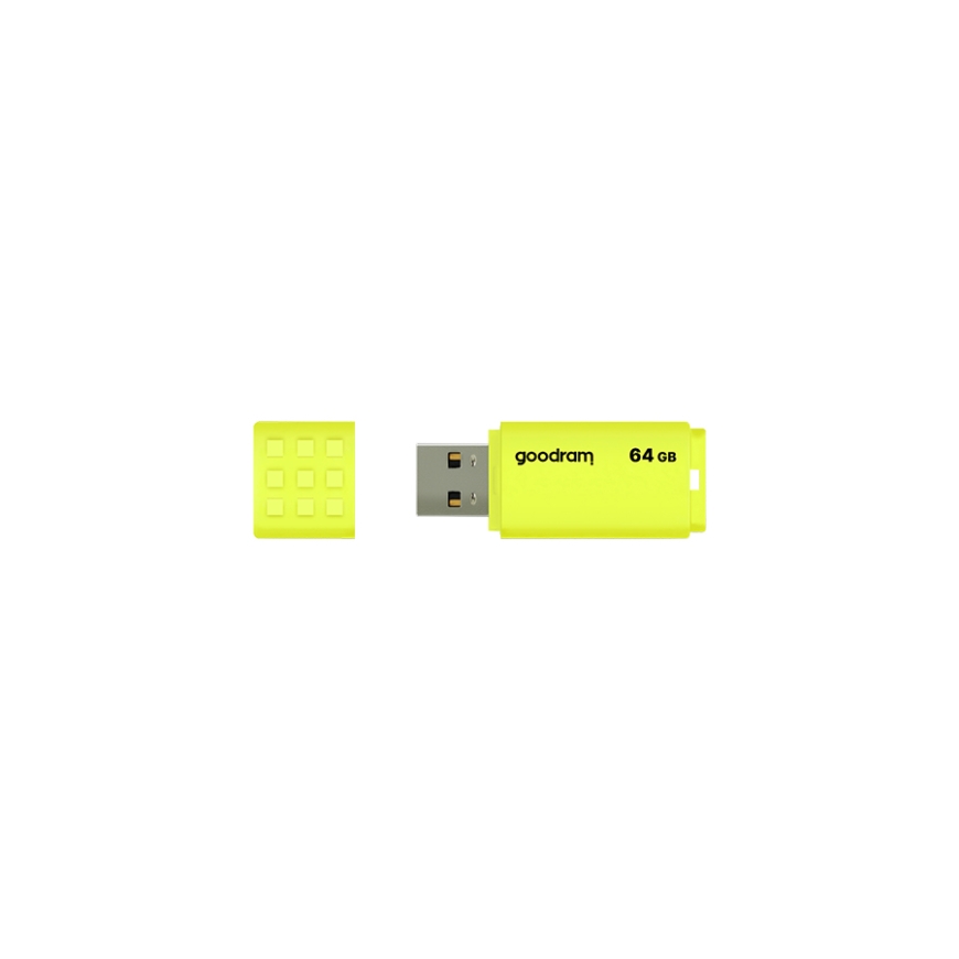 Goodram UME2 USB atmintukas 64 GB USB A tipo 2.0 Geltona – 3