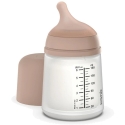 SUAVINEX ZERO ZERO ANTI-COLIC BOTTLE WITH SLOW FLOW NIPPLE, 180ML, FROM +0 MONTHS, MEDIUM SUAVINEX ZERO ZERO ANTI-COLIC BOTTLE WITH SLOW FLOW NIPPLE, 180ML, FROM +0 MONTHS, MEDIUM