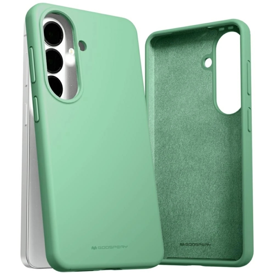 Mercury Silicone vāciņš Samsung Galaxy S26 zaļš – 3