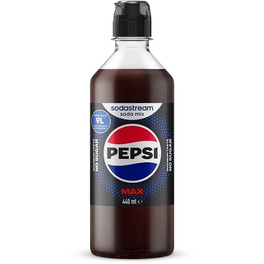 Pepsi Max maitsega SodaStream suhkruvaba siirup, 440ml