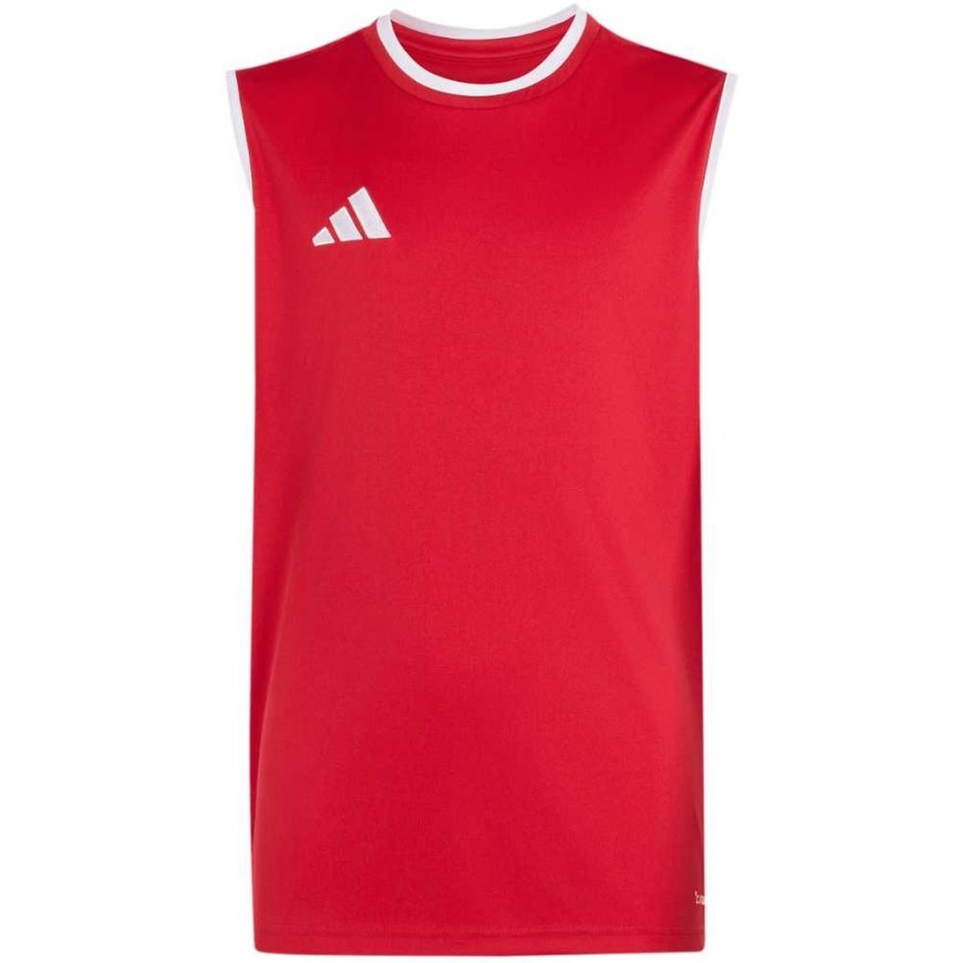 Adidas Entrada 26 Sleeveless Jersey for Kids Red KB3937 (152cm)