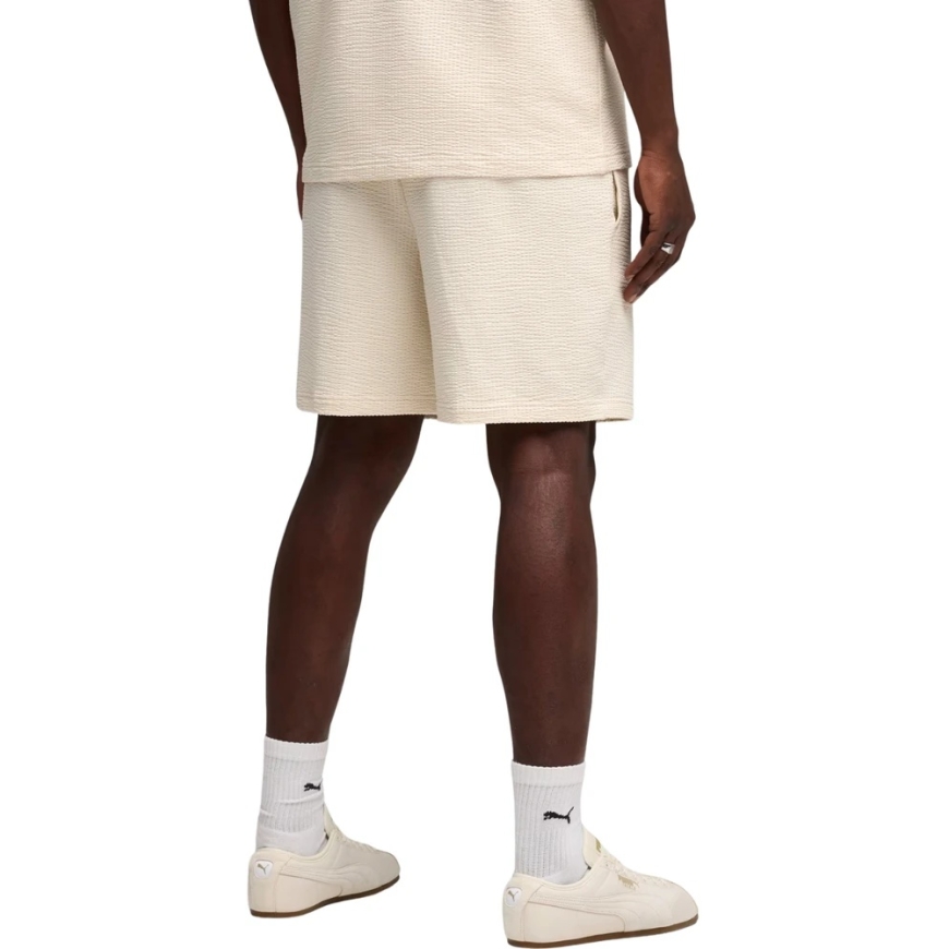 Vīriešu šortus Puma ESS Elevated Material smilšu krāsā 692057 87 L – 3