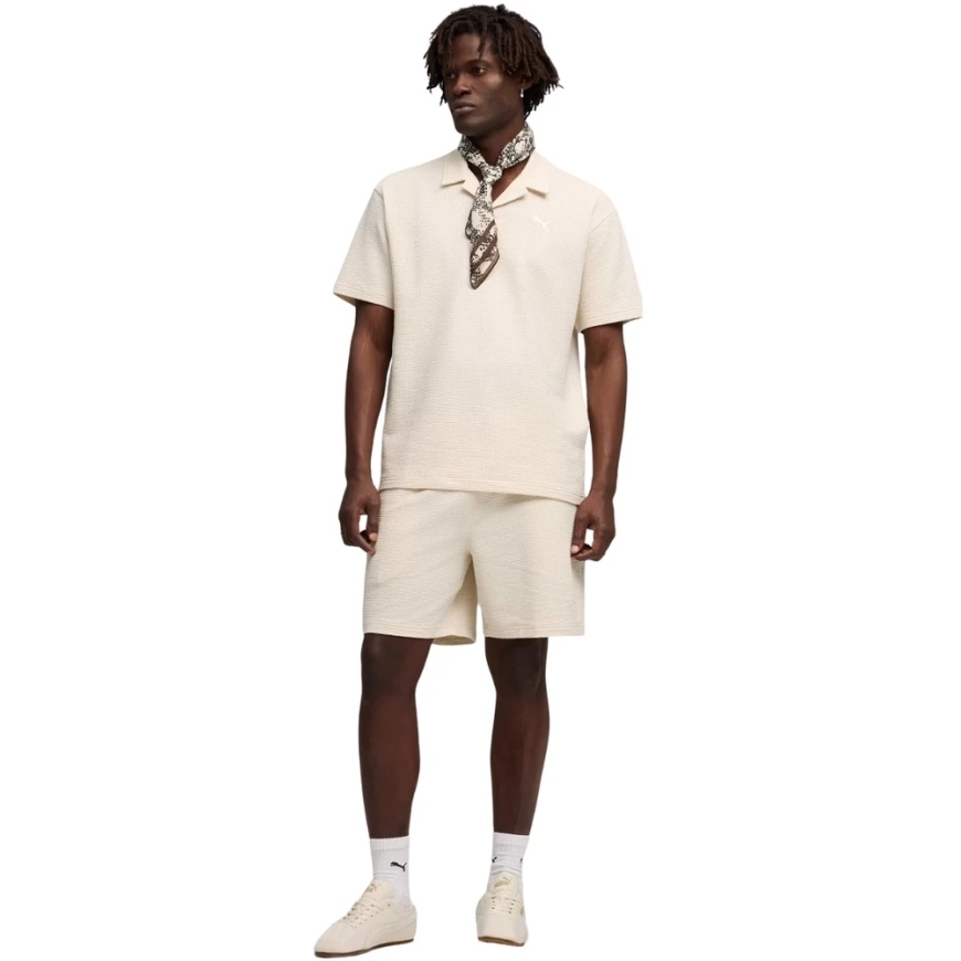 Vīriešu šortus Puma ESS Elevated Material smilšu krāsā 692057 87 L – 4