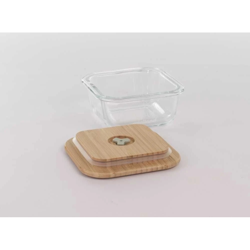 Miniland Eco Friendly Eco-friendly Square Glass Jars 2 x 210 ml with Insulated Bag - Chick – 4