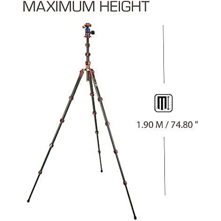 Tripod - 3 Legged Thing Legends Bucky Bronze/Blue 1.89 m 1.87 kg – 4