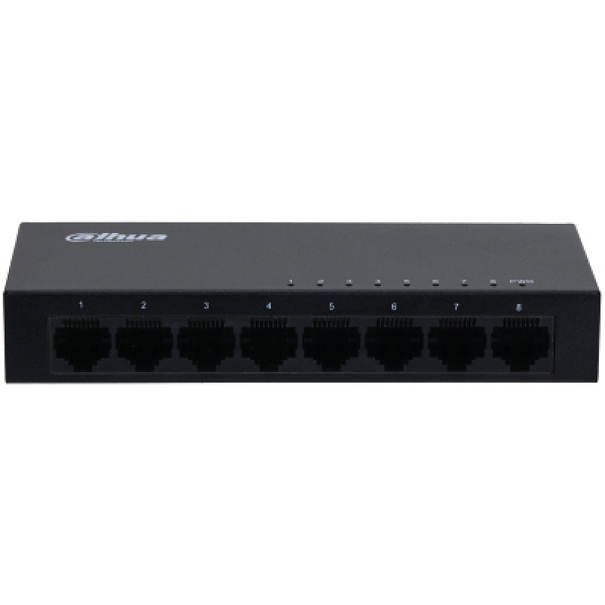 Dahua Technology SG1008-EUR network switch Unmanaged L2 Gigabit Ethernet (10/100/1000) Black – 3