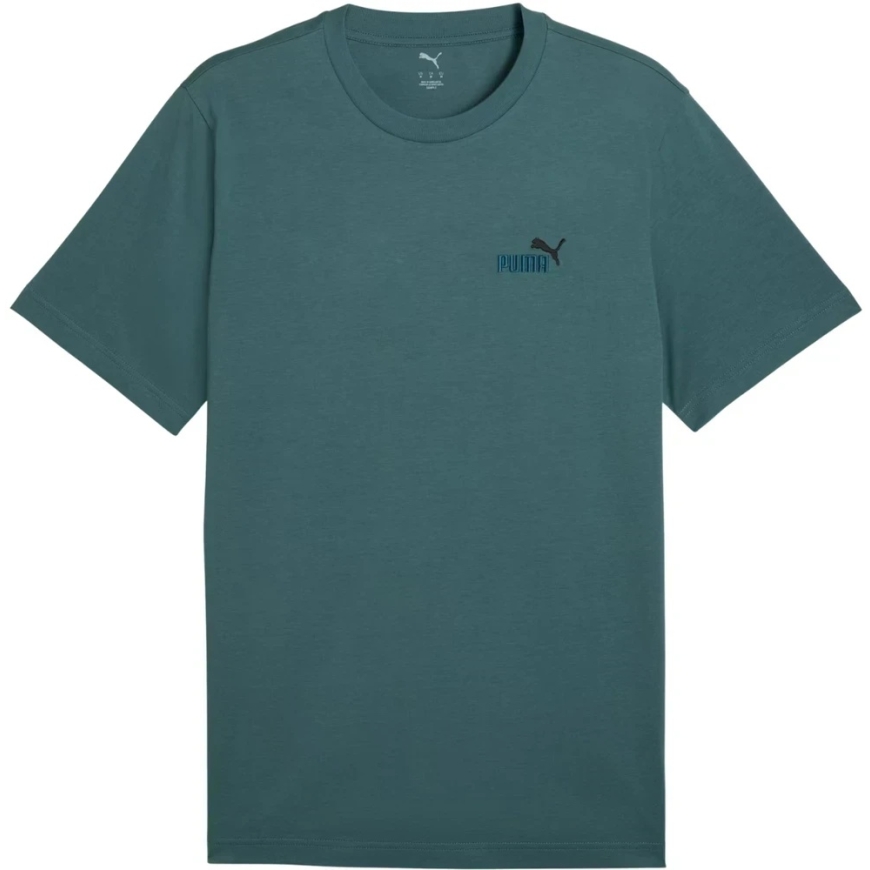 Meeste T-särk Puma Ess 2 Color Small No. 1 Logo Tee roheline 684717 90 (M)