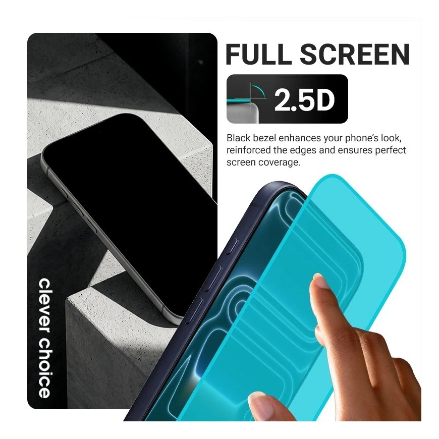 Apsauginis stikls iPhone 18 Pro / 17 Pro Crong OptiRed Glass – 5