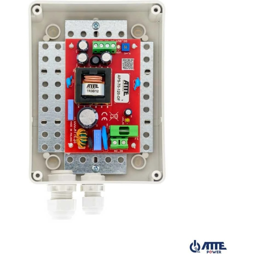 Maitinimo šaltinis SMPS 12V 6A 72W ATTE APS-70-120-S1