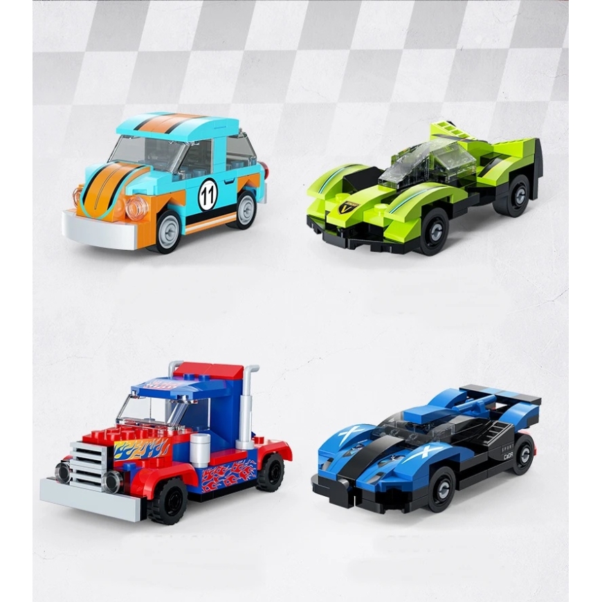 CaDA construction blocks "Sky Titan" 66 Parts cars – 2