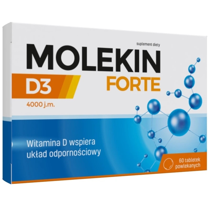 Molekin D3 Forte 4000 IU ravintolisä 60 kalvopäällysteistä tablettia