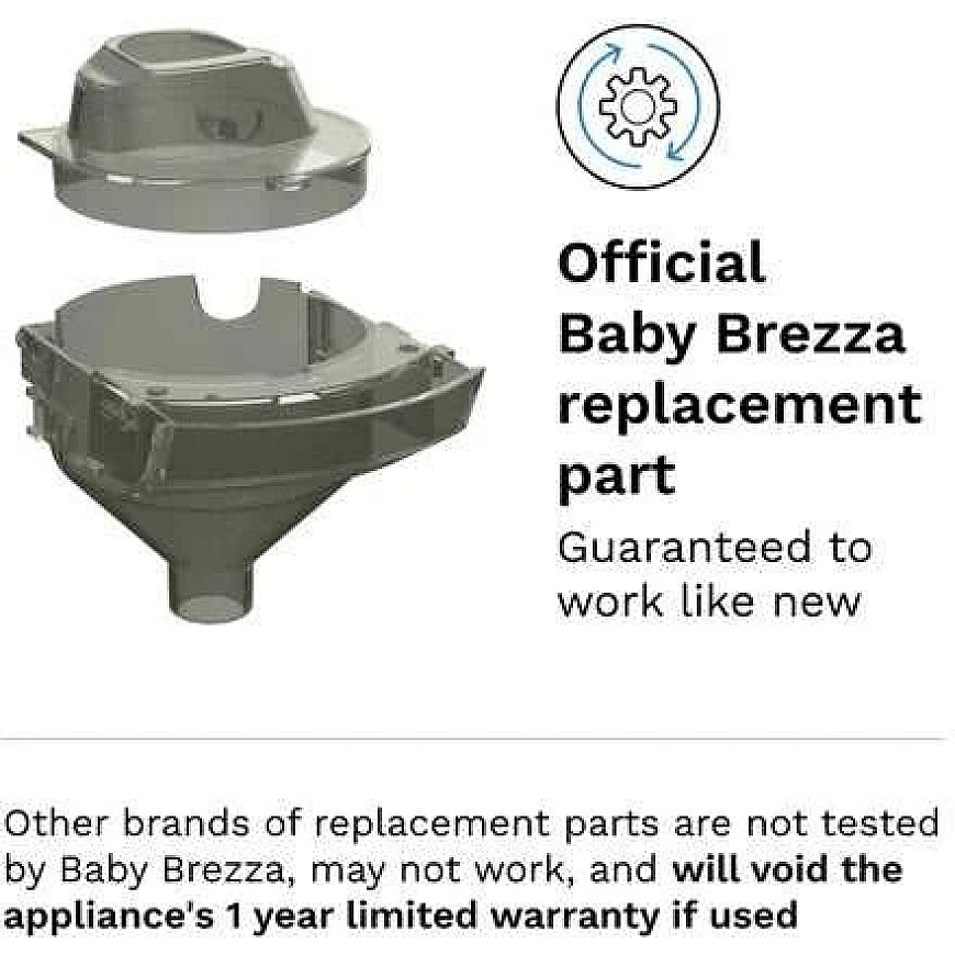Baby Brezza Formula Pro Advanced Mini -pullo, jossa on kansi. – 3
