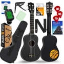 SUPRIMO UK21 SET BK V2 soprano ukulele 21"" musta SUPRIMO UK21 SET BK V2 soprano ukulele 21"" musta