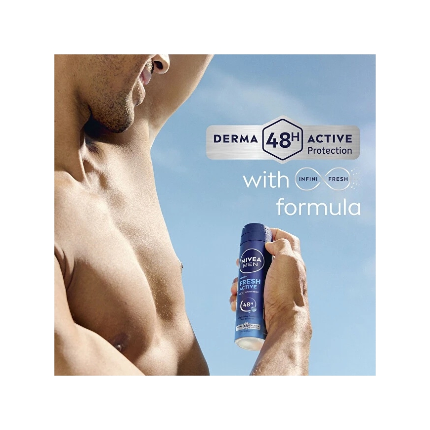 Nivea Men Fresh Active Deodorant Spray 250 ml – 5
