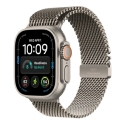 Apple Watch Ultra 4 GPS + Cellular 49mm Natural Titanium Case with Natural Titanium Milanese Loop - M Apple Watch Ultra 4 GPS + Cellular 49mm Natural Titanium Case with Natural Titanium Milanese Loop - M