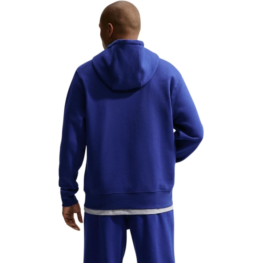 Мужской свитер Nike Club BB с капюшоном, синий – 2