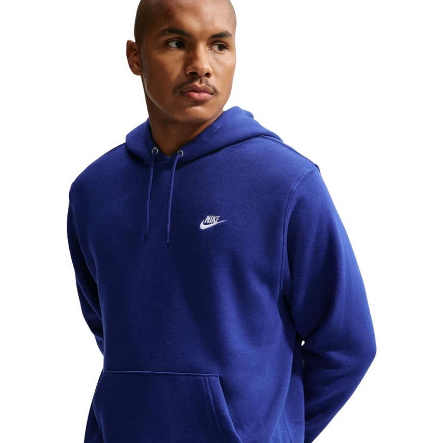 Men's Nike Club BB Hoodie, blue – 3