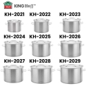 Gastronorm pot, roostevaba teras, läbimõõt 30 cm, 14 l, kinghoff, kh-2022 Gastronorm pot, roostevaba teras, läbimõõt 30 cm, 14 l, kinghoff, kh-2022